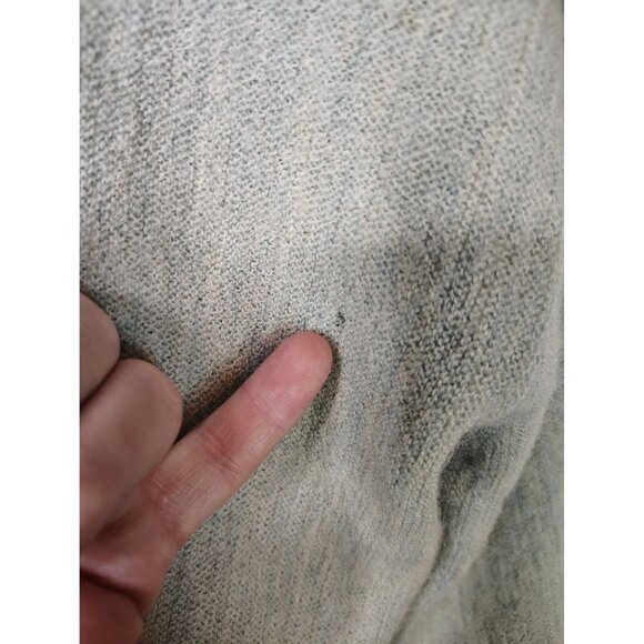 Vintage Robert Bruce Women's Medium Cardigan Light Blue Alpaca Wool Union Made - Picture 3 of 8